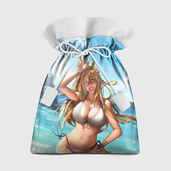 Мешок для подарков Lux Beach, цвет: 3D-принт