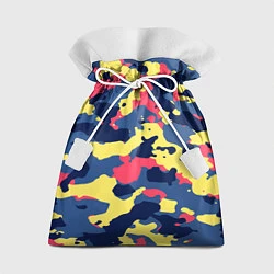 Мешок для подарков Разноцветный камуфляж, цвет: 3D-принт