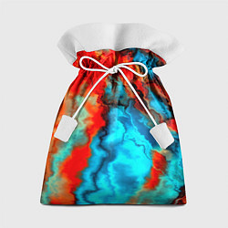 Мешок для подарков Неоновые разводы, цвет: 3D-принт