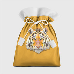 Мешок для подарков Геометрический тигр, цвет: 3D-принт