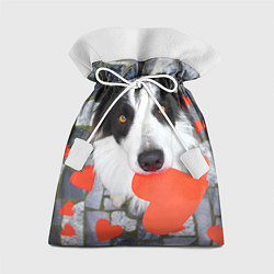 Подарочный мешок Влюбленный щенок