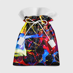 Мешок для подарков Краски, цвет: 3D-принт