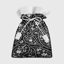 Мешок для подарков Black cucumber pattern, цвет: 3D-принт