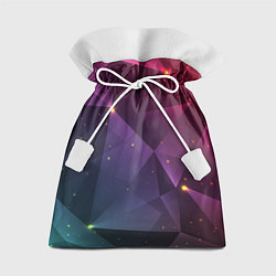 Мешок для подарков Colorful triangles, цвет: 3D-принт