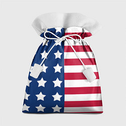 Мешок для подарков USA Flag, цвет: 3D-принт