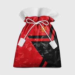 Мешок для подарков FCMU: Red & Black Star, цвет: 3D-принт