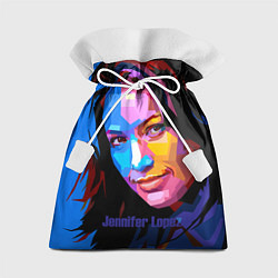 Мешок для подарков Jennifer Lopez Art, цвет: 3D-принт