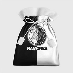 Мешок для подарков Ramones B&W, цвет: 3D-принт