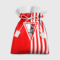 Мешок для подарков Красно-белый воин, цвет: 3D-принт