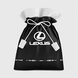 Мешок для подарков Lexus: Black Abstract, цвет: 3D-принт