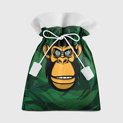 Мешок для подарков Тропическая горилла, цвет: 3D-принт
