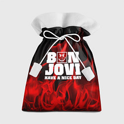 Мешок для подарков Bon Jovi: Have a nice day, цвет: 3D-принт