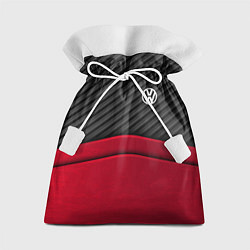 Мешок для подарков Volkswagen: Red Carbon, цвет: 3D-принт