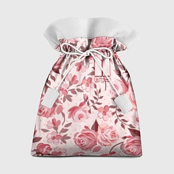 Мешок для подарков BTS: Pink Roses, цвет: 3D-принт