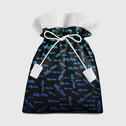 Мешок для подарков Sally Face: Blue Pattern, цвет: 3D-принт