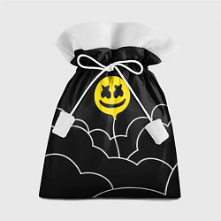 Мешок для подарков Marshmello: Happier, цвет: 3D-принт