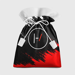 Мешок для подарков 21 Pilots: Black & Red, цвет: 3D-принт