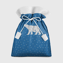 Мешок для подарков Свитер с медведем, цвет: 3D-принт