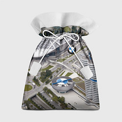 Мешок для подарков BMW city, цвет: 3D-принт