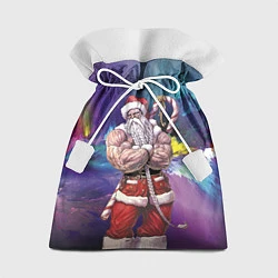 Мешок для подарков Крутой дед мороз, цвет: 3D-принт