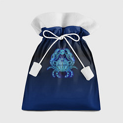 Мешок для подарков Знаки Зодиака Рак, цвет: 3D-принт
