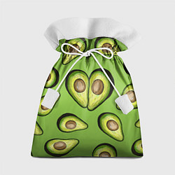 Мешок для подарков Люблю авокадо, цвет: 3D-принт