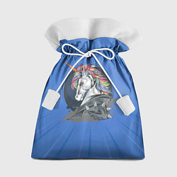 Мешок для подарков Единорог Rock, цвет: 3D-принт