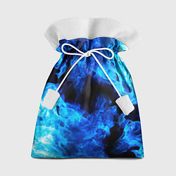 Мешок для подарков СИНИЙ ОГОНЬ, цвет: 3D-принт
