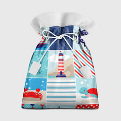 Мешок для подарков Моряк, цвет: 3D-принт
