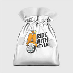 Мешок для подарков RIDE WITH STYLE Z, цвет: 3D-принт