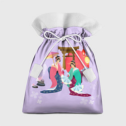 Мешок для подарков Geishas, цвет: 3D-принт
