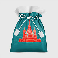 Мешок для подарков Москва, цвет: 3D-принт