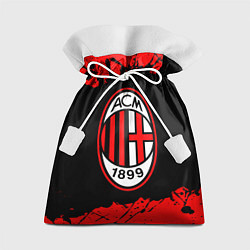 Мешок для подарков AC MILAN МИЛАН, цвет: 3D-принт