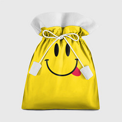 Мешок для подарков Смайлик милый, цвет: 3D-принт