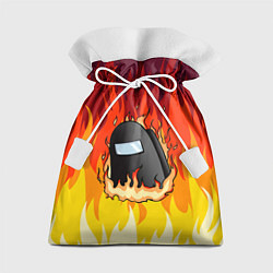 Мешок для подарков Among Us Fire Z, цвет: 3D-принт