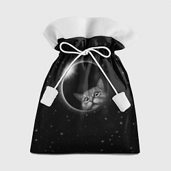 Мешок для подарков Кот в Космосе, цвет: 3D-принт