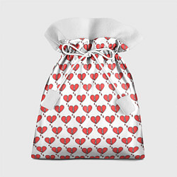 Мешок для подарков Разбитое Сердце, цвет: 3D-принт