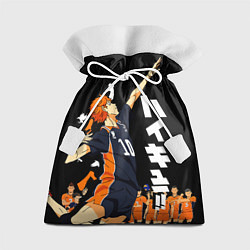 Мешок для подарков ВОЛЕЙБОЛ!! HAIKYUU!!, цвет: 3D-принт