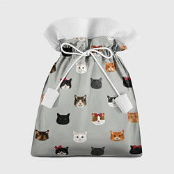 Мешок для подарков Кошечки, цвет: 3D-принт