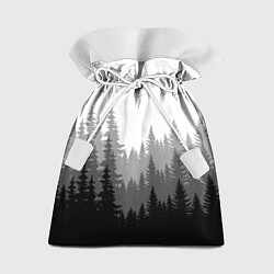 Мешок для подарков Темный Лес, цвет: 3D-принт