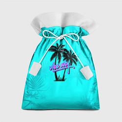 Мешок для подарков GTA Vice City гавайка, цвет: 3D-принт