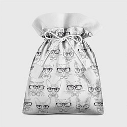 Мешок для подарков Кошки в очках, цвет: 3D-принт