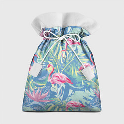 Мешок для подарков Фламинго, цвет: 3D-принт