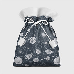Мешок для подарков Звезды, планеты и созвездия, цвет: 3D-принт
