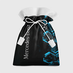 Мешок для подарков Mercedes Мерседес Неон, цвет: 3D-принт