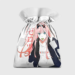 Мешок для подарков Zero Two, Darling in the Franx, цвет: 3D-принт
