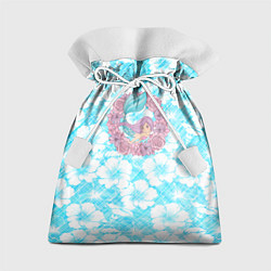 Подарочный мешок Русалочка и цветы