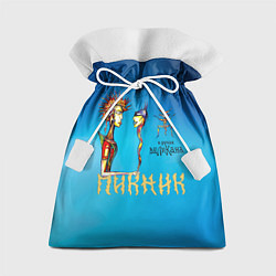 Мешок для подарков Пикник в руках Великана, цвет: 3D-принт