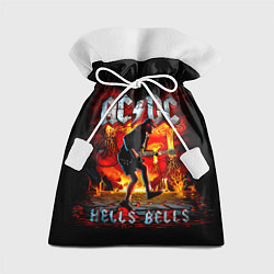 Мешок для подарков ACDC HELLS BELLS, цвет: 3D-принт