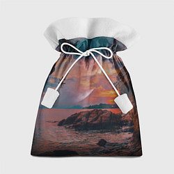 Мешок для подарков Закат на качелях, цвет: 3D-принт